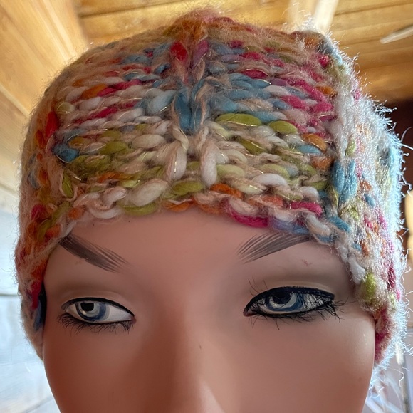 Cozy CONFETTI Colorful KNIT BEANIE Cap Hat O/S - Picture 9 of 10